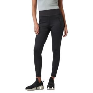 Athleta Black Peak Hybrid Fleece Tight leggings size Small